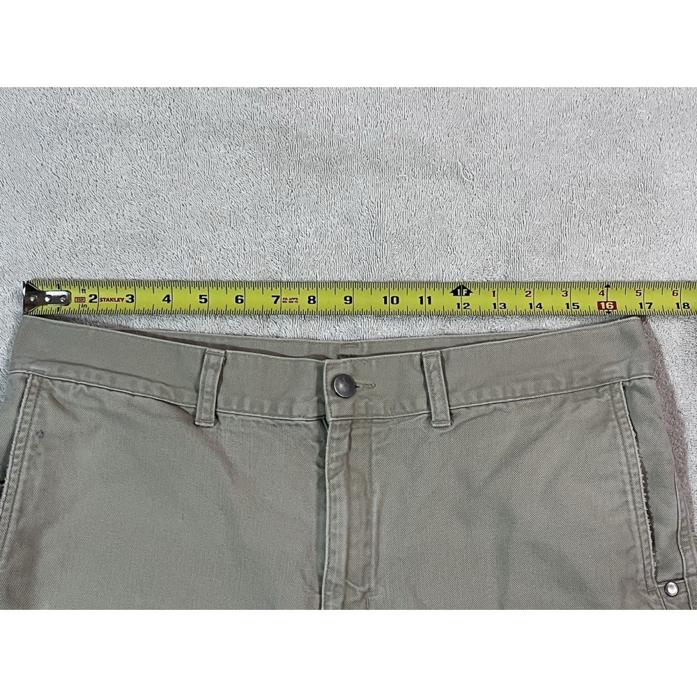 Patagonia Men's Double Knee Shop Pants 34x30 Organic Cotton Canvas 56337 Khaki - Picture 6 of 12
